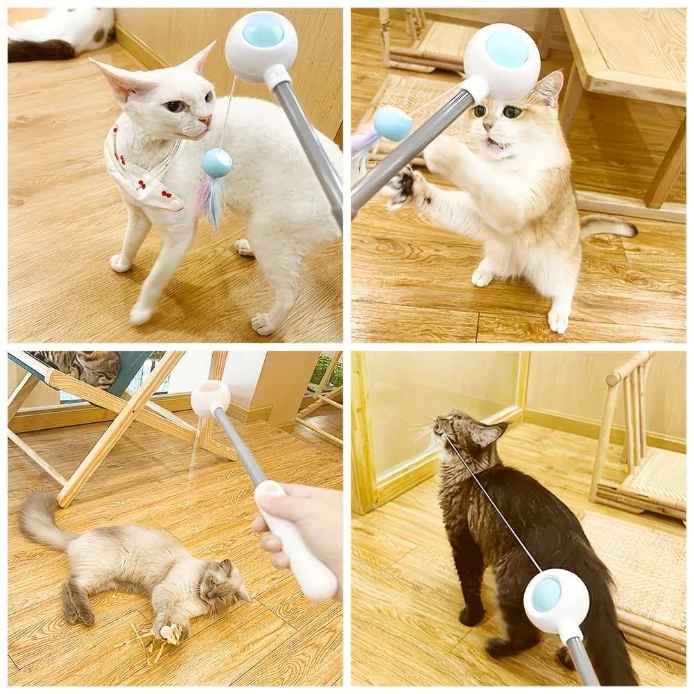 Retractable Cat Wand – Endless Fun For Happy Kitties!