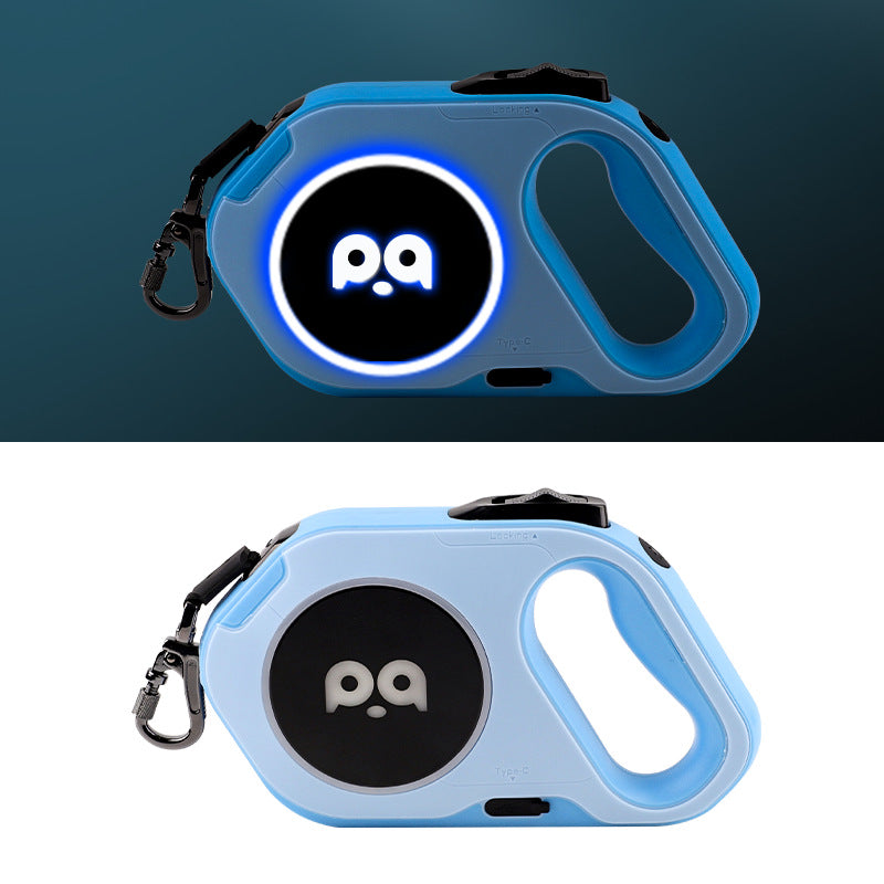 Light Up Night Walks – LED Retractable Dog Leash!