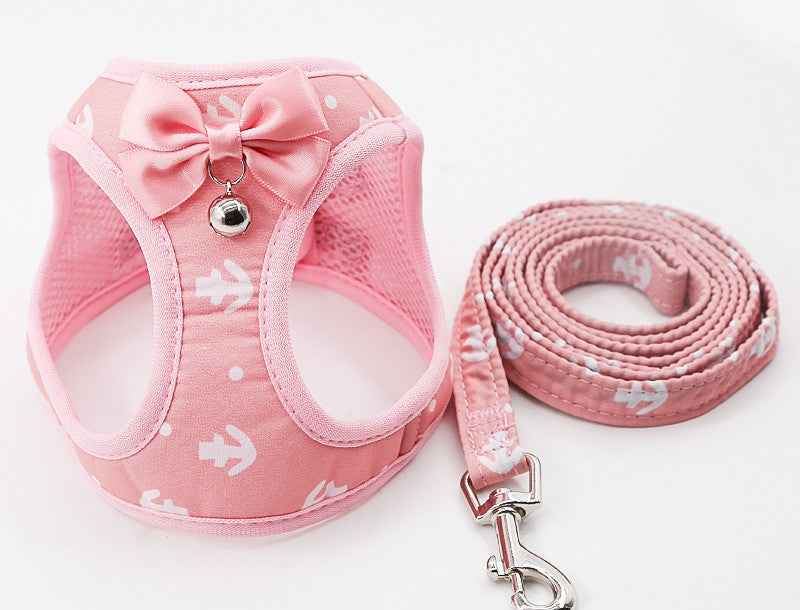 Safe & Comfy Cat Harness Set For Happy Walks!