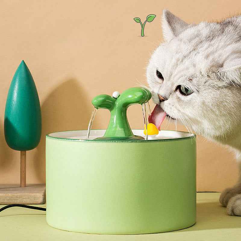 Ceramic Cat Water Fountain Your Pet Will Love!