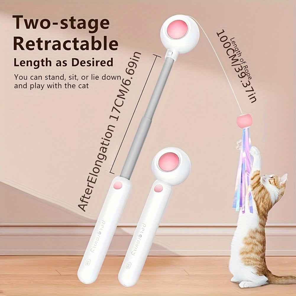 Retractable Cat Wand – Endless Fun For Happy Kitties!
