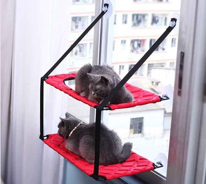 Cozy Window Cat Hammock – Best Seat In The House!