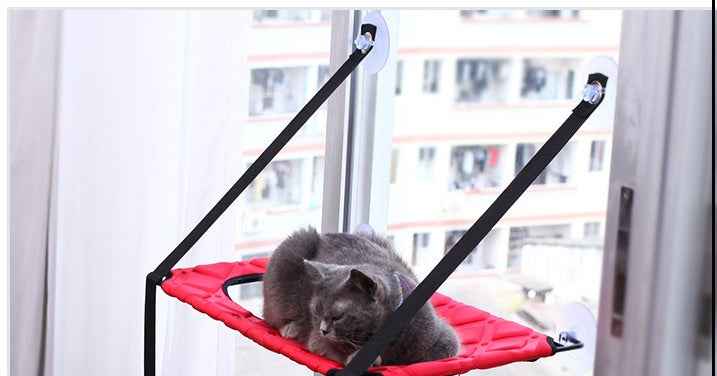 Cozy Window Cat Hammock – Best Seat In The House!