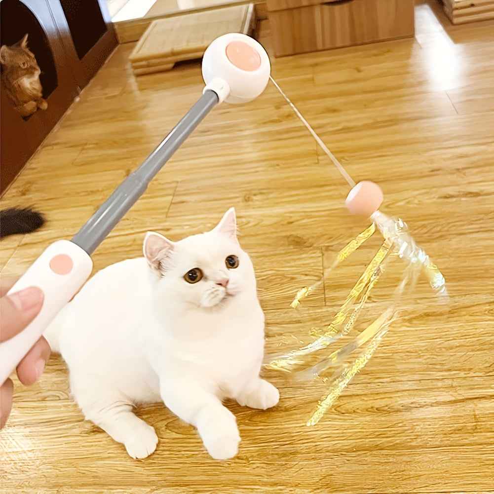 Retractable Cat Wand – Endless Fun For Happy Kitties!