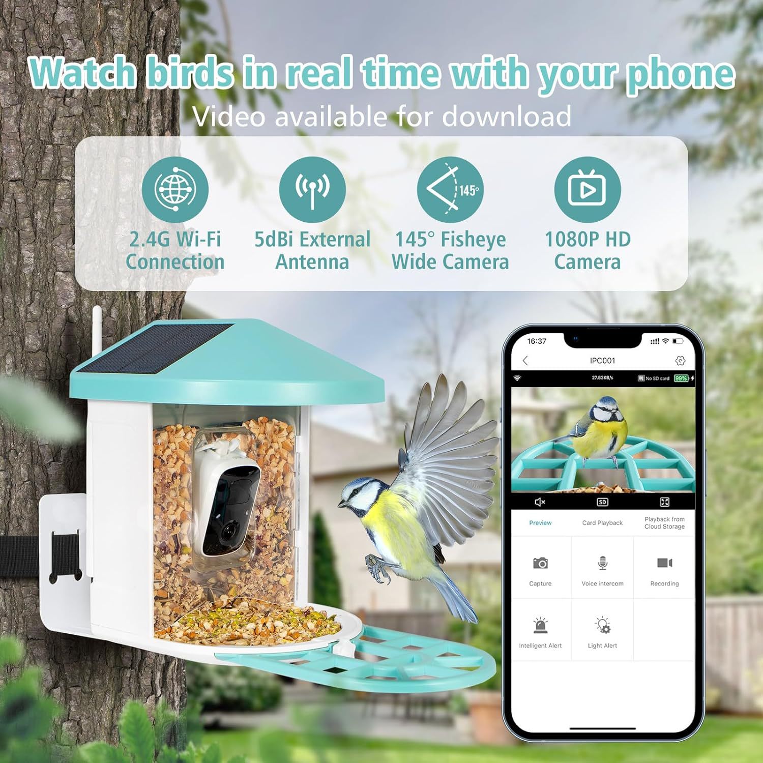 Smart Pet Feeder With Camera – Feed & Watch Anywhere!