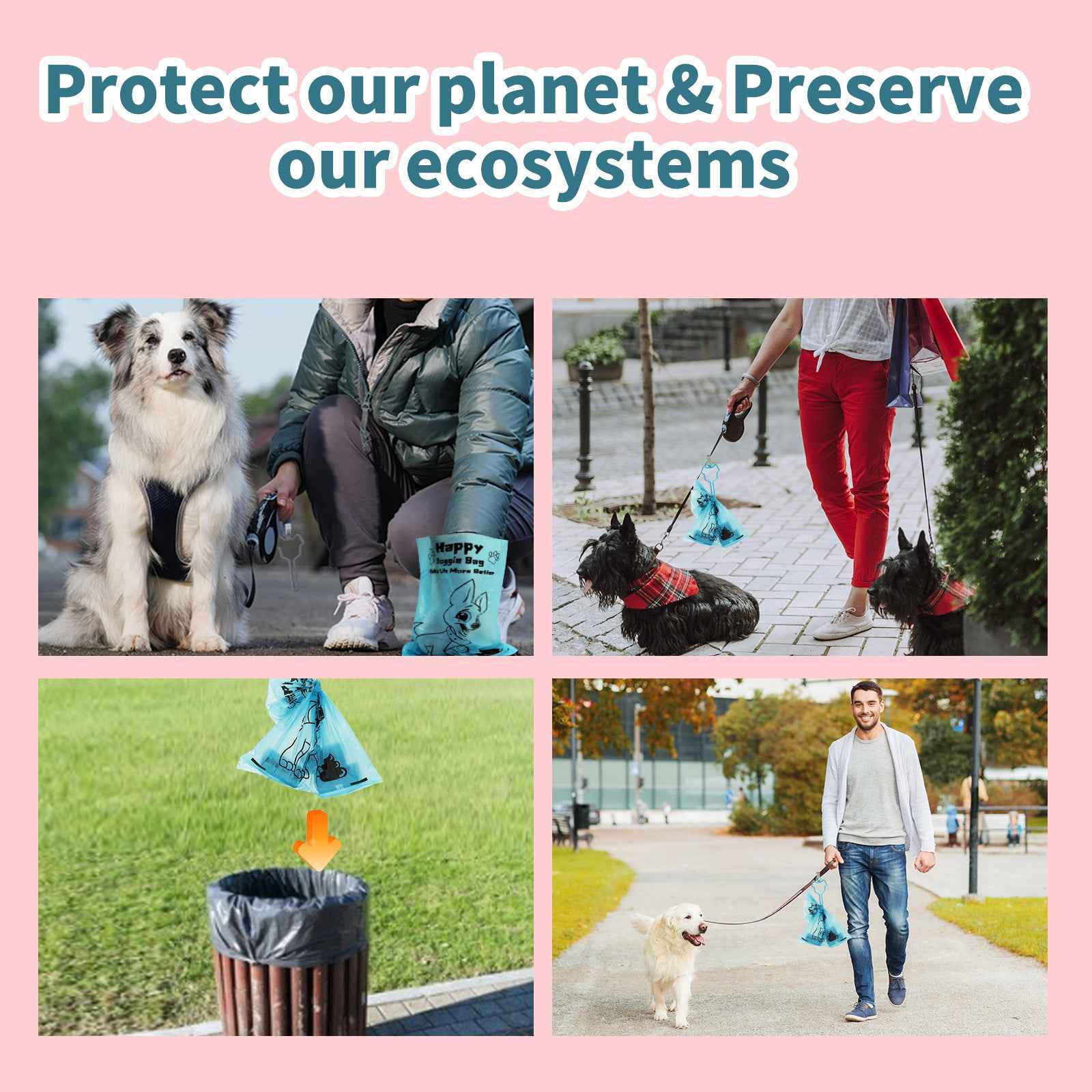 Love Your Dog & The Planet – Eco Poop Bags!