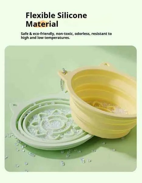 3-in-1 Collapsible Pet Bowl – Adventures Made Easy!