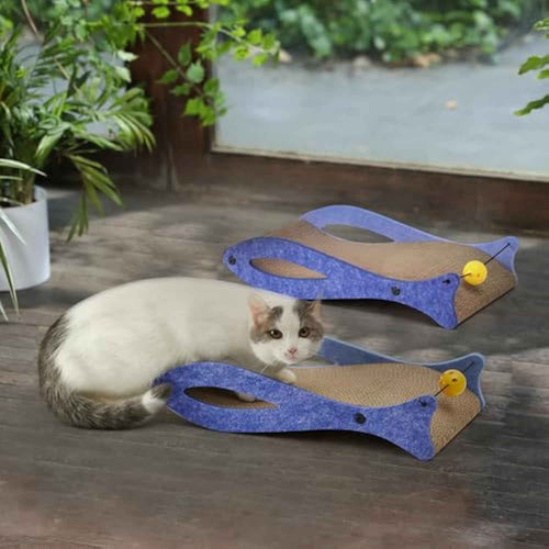 Adorable Fish Cat Scratcher Your Kitty Will Love!