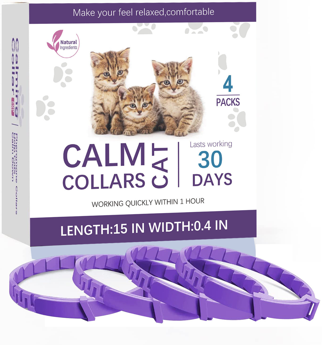 Calm Your Anxious Pet Instantly – Soothing Calming Collar!