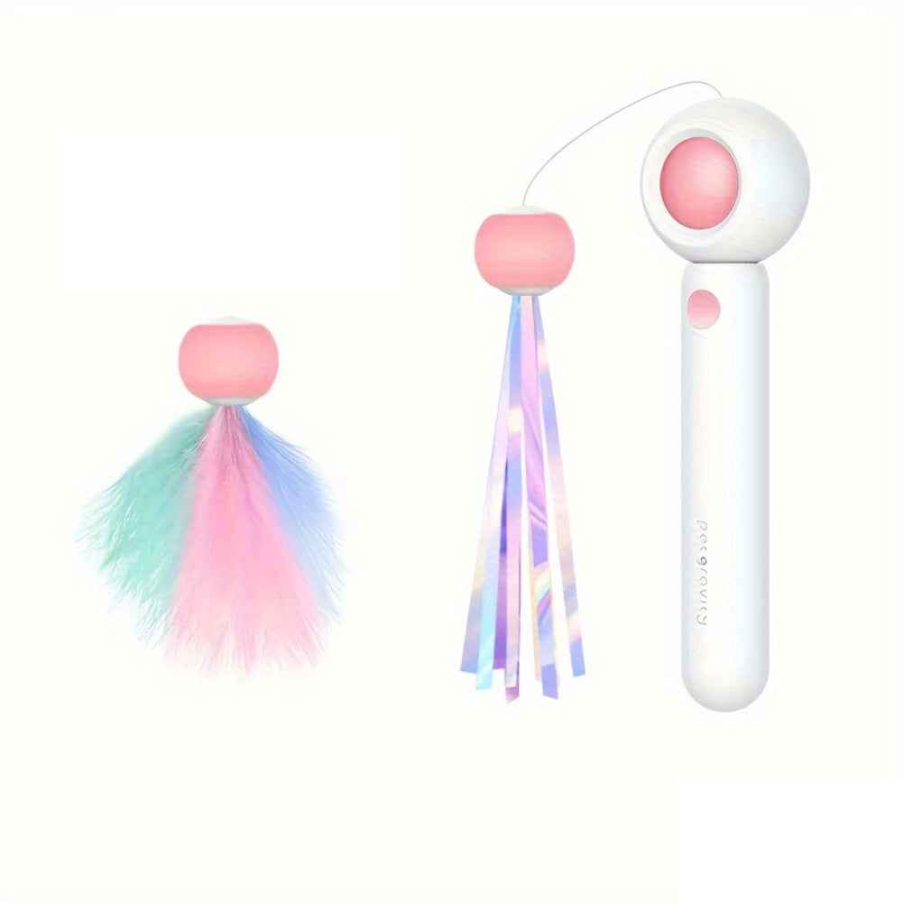 Retractable Cat Wand – Endless Fun For Happy Kitties!