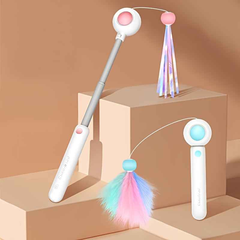 Retractable Cat Wand – Endless Fun For Happy Kitties!
