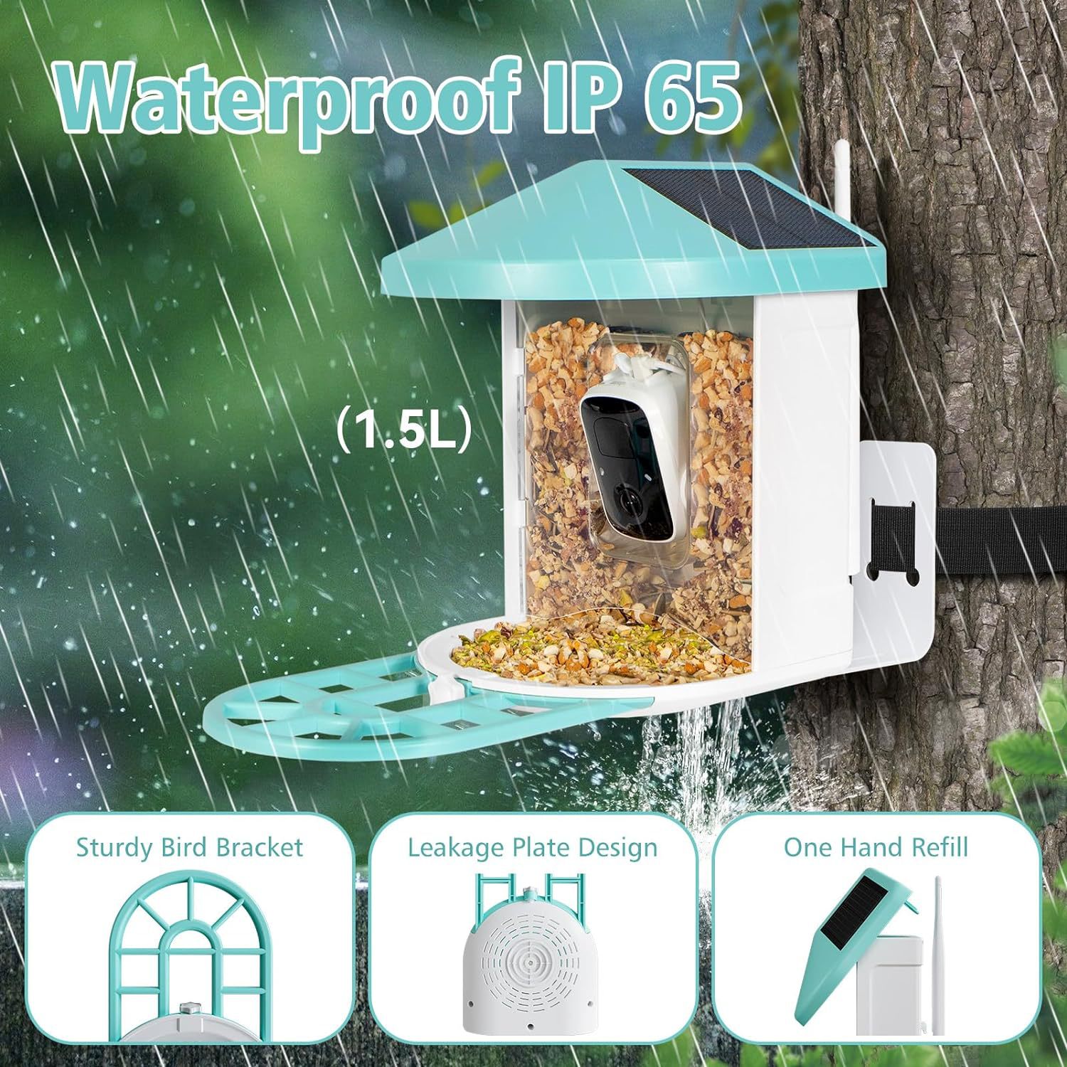 Smart Pet Feeder With Camera – Feed & Watch Anywhere!