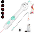 2-in-1 Laser & Feather Toy Cats Go Crazy For!